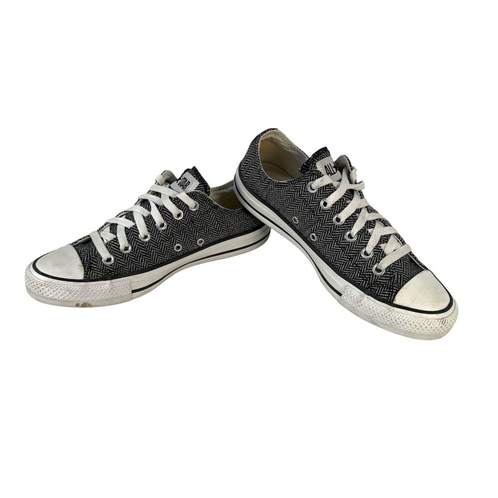 Converse Chuck Taylor Ox Herringbone Shoes Unisex Size Mens 6 Woman’s 8